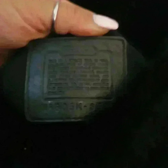 Coach Vintage Y2K Black Quilted Signature Rabbit Fur Trimmed Shoulder Bag - Picture 11 of 13